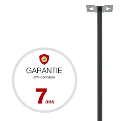 Renz Pied elliptique Noir Sablé RAL 2100 MS