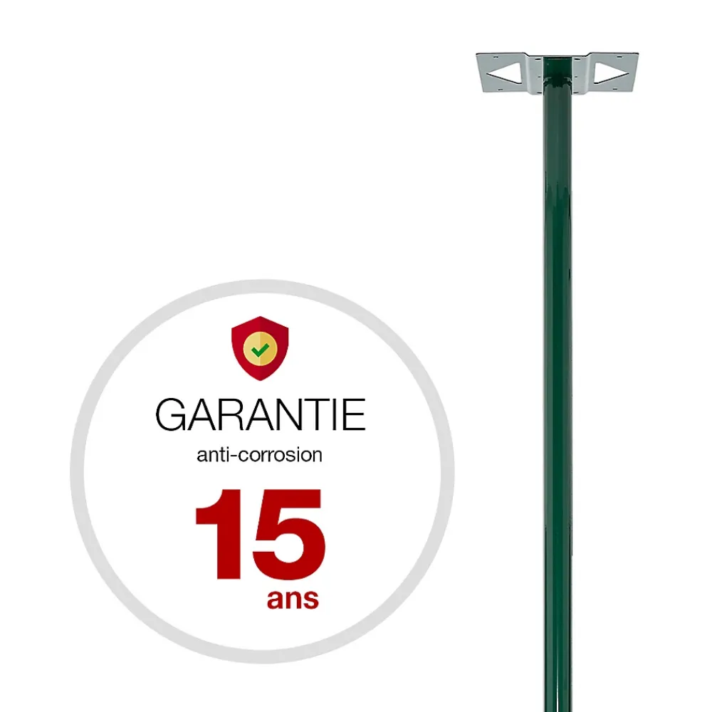 Renz Pied De Boîte Aux Lettres-Pied elliptique Vert brillant RAL 6005B