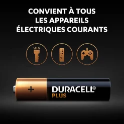 Duracell Pile Aaa-Pile alcaline AAA (LR03) Plus, lot de 8