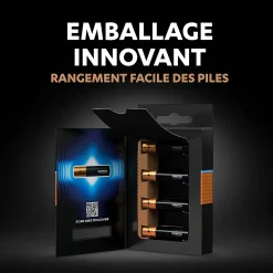 Duracell Pile Aaa-Pile alcaline AAA (LR03) Optimum, lot de 4