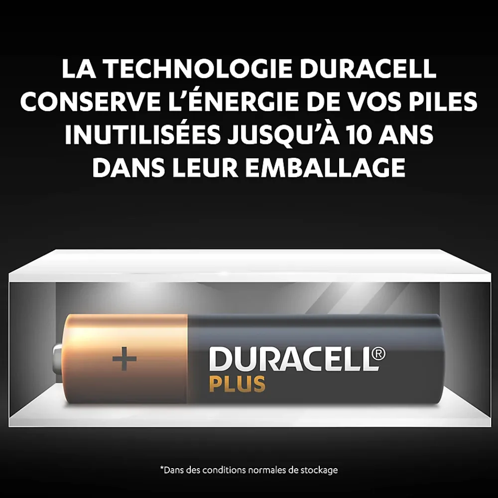 Duracell Pile alcaline AAA (LR03) Plus, lot de 4