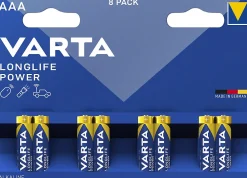 Varta Pile alcaline AAA (LR03) High Energy Premium, lot de 8