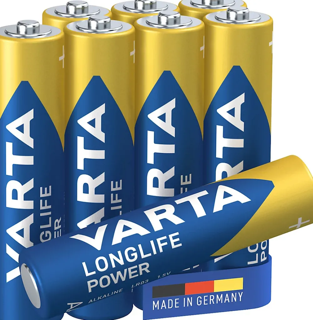 Varta Pile alcaline AAA (LR03) High Energy Premium, lot de 8
