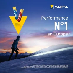 Varta Pile alcaline AAA (LR03) Long-life Power, lot de 6