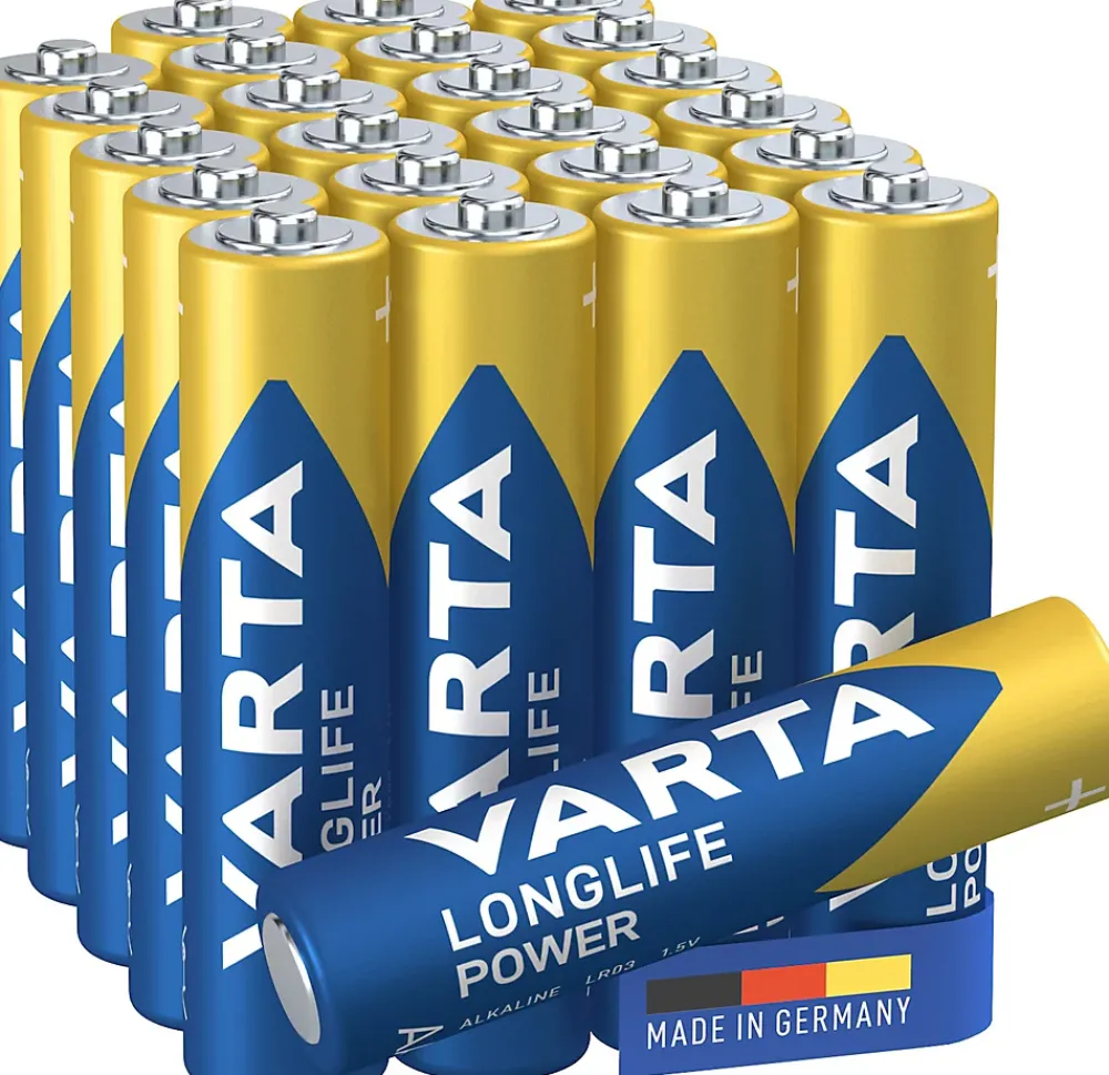 Varta Pile Aaa|Pile Lr03-Pile alcaline AAA (LR03) Long-life Power, lot de 24