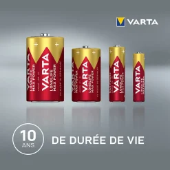 Varta Pile alcaline AAA (LR03) Max Tech, lot de 6 + 2 gratuites