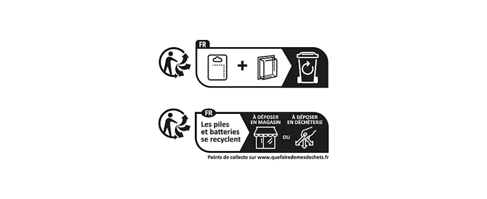 Diall Pile alcaline AA (LR6) , lot de 4