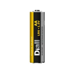 Diall Pile alcaline AA (LR6) , lot de 4