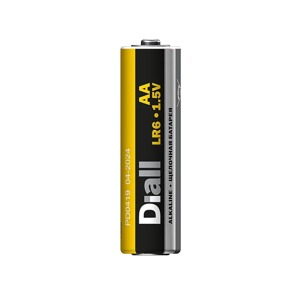 Diall Pile alcaline AA (LR6) , lot de 4