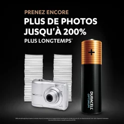Duracell Pile Aa-Pile alcaline AA (LR6) Optimum, lot de 4