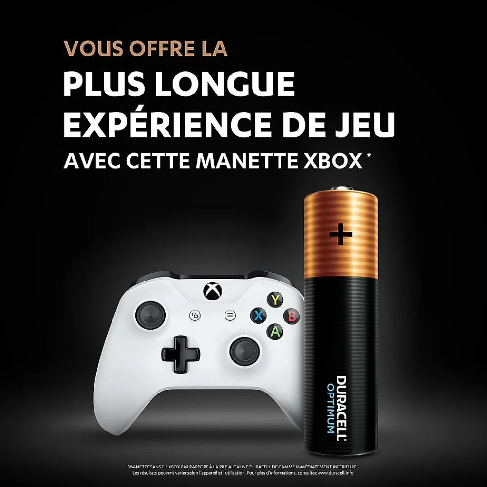 Duracell Pile Aa-Pile alcaline AA (LR6) Optimum, lot de 8