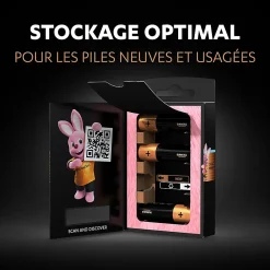 Duracell Pile alcaline AA (LR6) Optimum, lot de 5