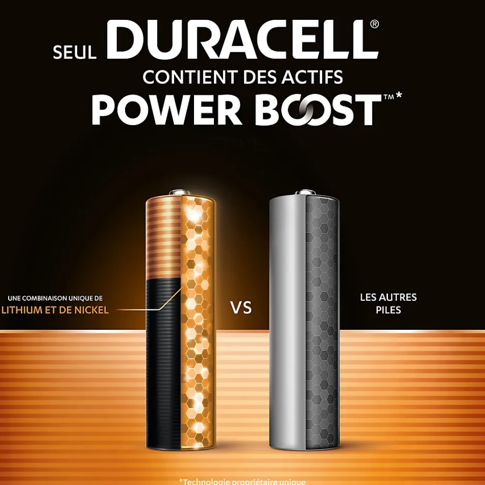 Duracell Pile alcaline AA (LR6) Plus Power Boost, lot de 12