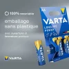 Varta Pile Aa|Pile Alcaline-Pile alcaline AA (LR6) Long-life Power, lot de 2
