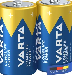 Varta Pile C-Pile alcaline C (LR14) Long-life Max Power C, lot de 2