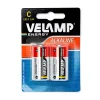 Velamp Pile Aa|Pile Alcaline-Pile alcaline, demi torche LR14 C, 1.5V, 2 pièces