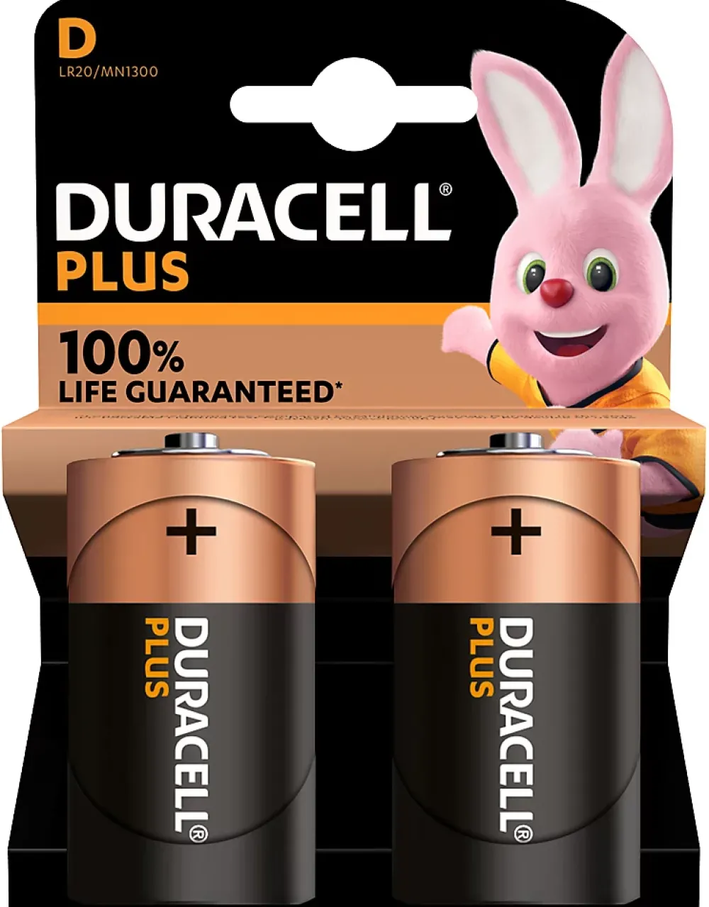 Duracell Pile alcaline D (LR20) Plus, lot de 2