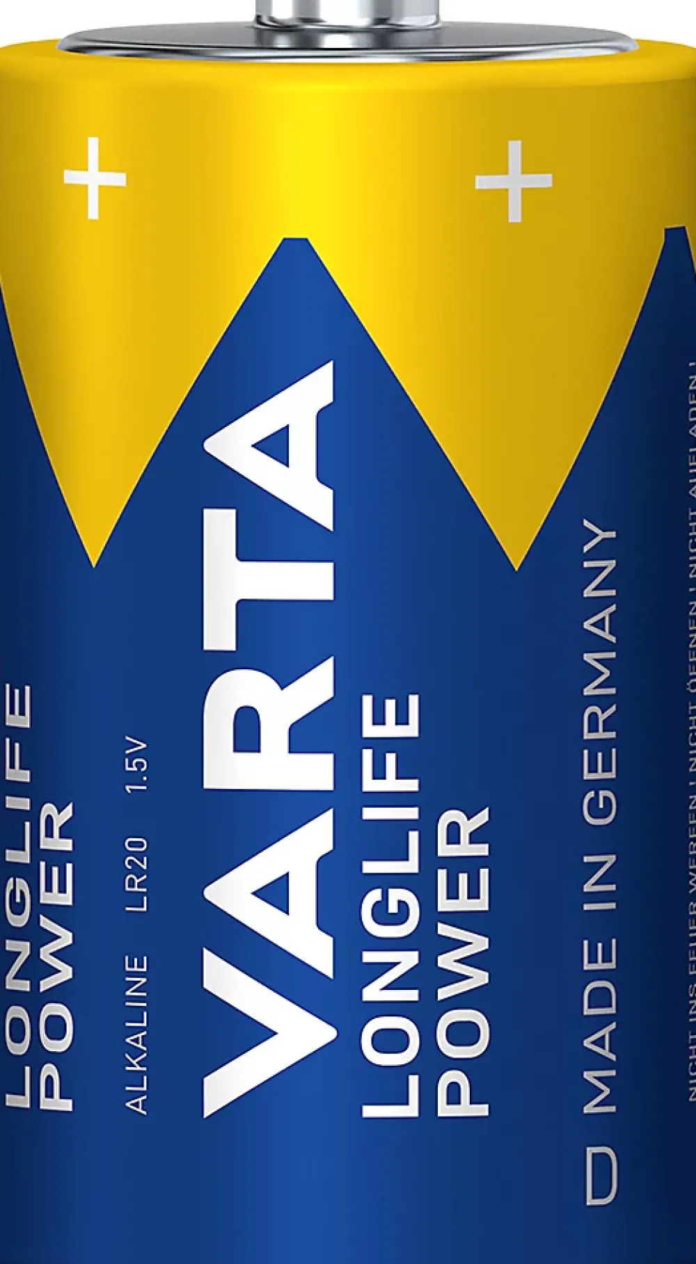 Varta Pile alcaline D (LR20) Long-life Power D, lot de 2