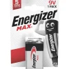Energizer Pile Alcaline-Pile Alcaline 6LR61 9V Max