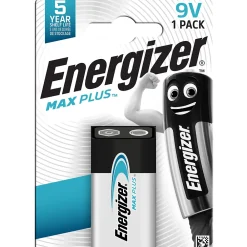Energizer Pile Alcaline 6LR61 9V Max Plus