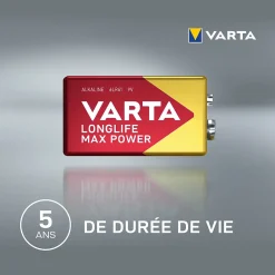 Varta Pile alcaline 9V (PP3) Long-life Max Power