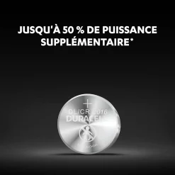 Duracell Pile Cr2016|Pile Lithium-Pile au lithium CR2016 , lot de 4