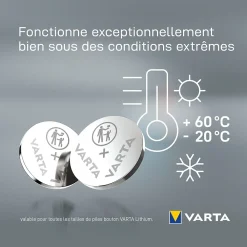 Varta Pile Cr2025|Pile Lithium-Pile au lithium CR2025 , lot de 1