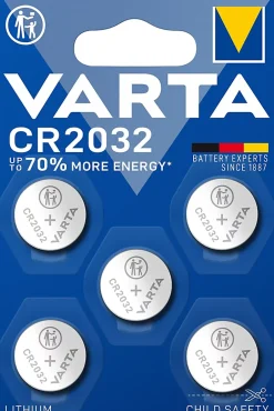 Varta Pile au lithium CR2032 , lot de 5