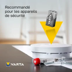 Varta Pile Lithium-Pile au lithium 9V (PP3) , lot de 1