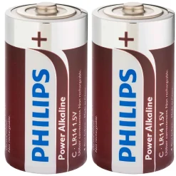 Philips Pile C|Pile Alcaline-Pile lr14 c alcaline 2pcs