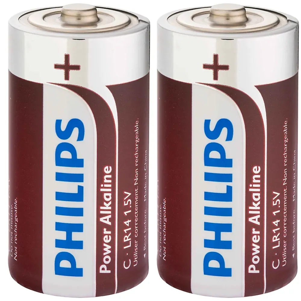 Philips Pile C|Pile Alcaline-Pile lr14 c alcaline 2pcs