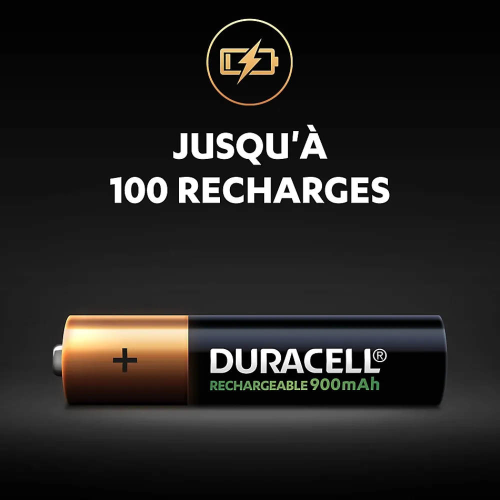 Duracell Pile Lr03|Pile Aaa-Pile rechargeable AAA (LR03) 900Mah, lot de 4