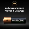 Duracell Pile rechargeable AA (LR6) 1300Mah, lot de 4