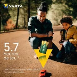 Varta Pile D|Pile Rechargeable-Pile rechargeable Ni-MH D (LR20) , lot de 2