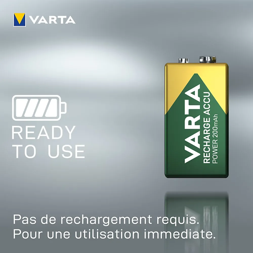 Varta Pile Rechargeable-Pile rechargeable Ni-MH 9V (PP3)