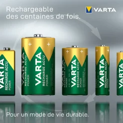 Varta Pile Rechargeable-Pile rechargeable Ni-MH 9V (PP3)