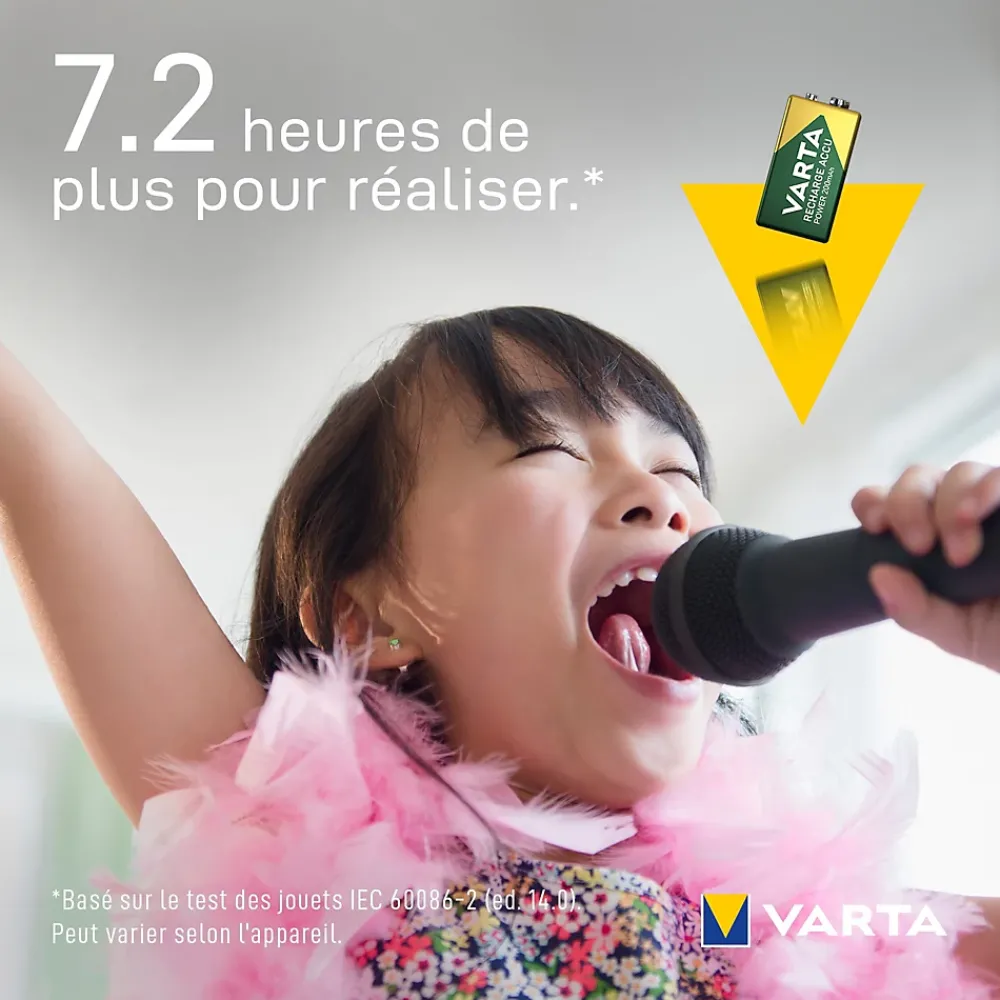 Varta Pile Rechargeable-Pile rechargeable Ni-MH 9V (PP3)