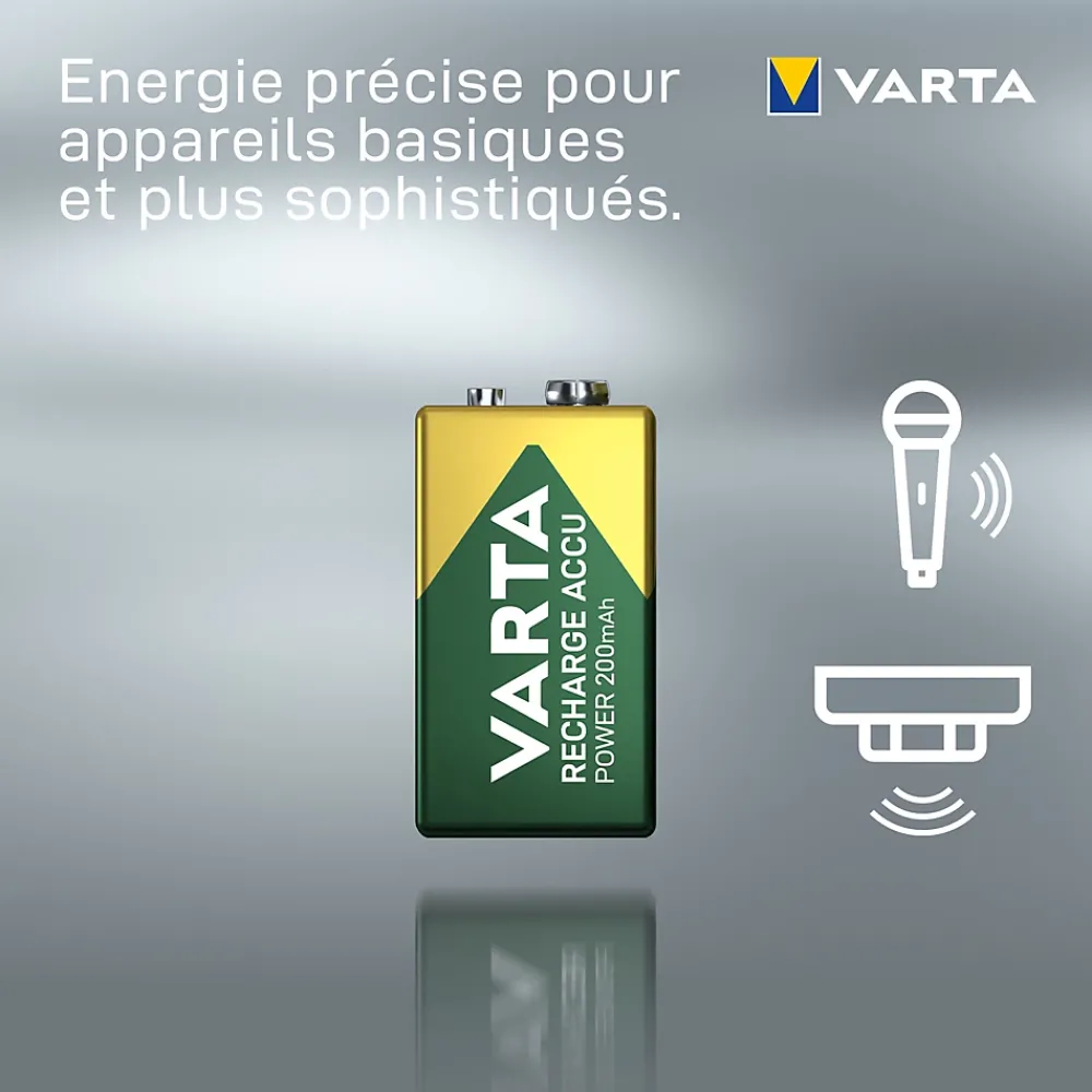 Varta Pile Rechargeable-Pile rechargeable Ni-MH 9V (PP3)