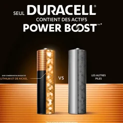 Duracell Piles alcaline AAA LR3 Plus Powerboost - lot de 12