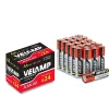 Velamp Pile Aa|Pile Alcaline-Piles alcalines STILO LR6 AA 1,5 V - Boîte Pratique de 24 Piles
