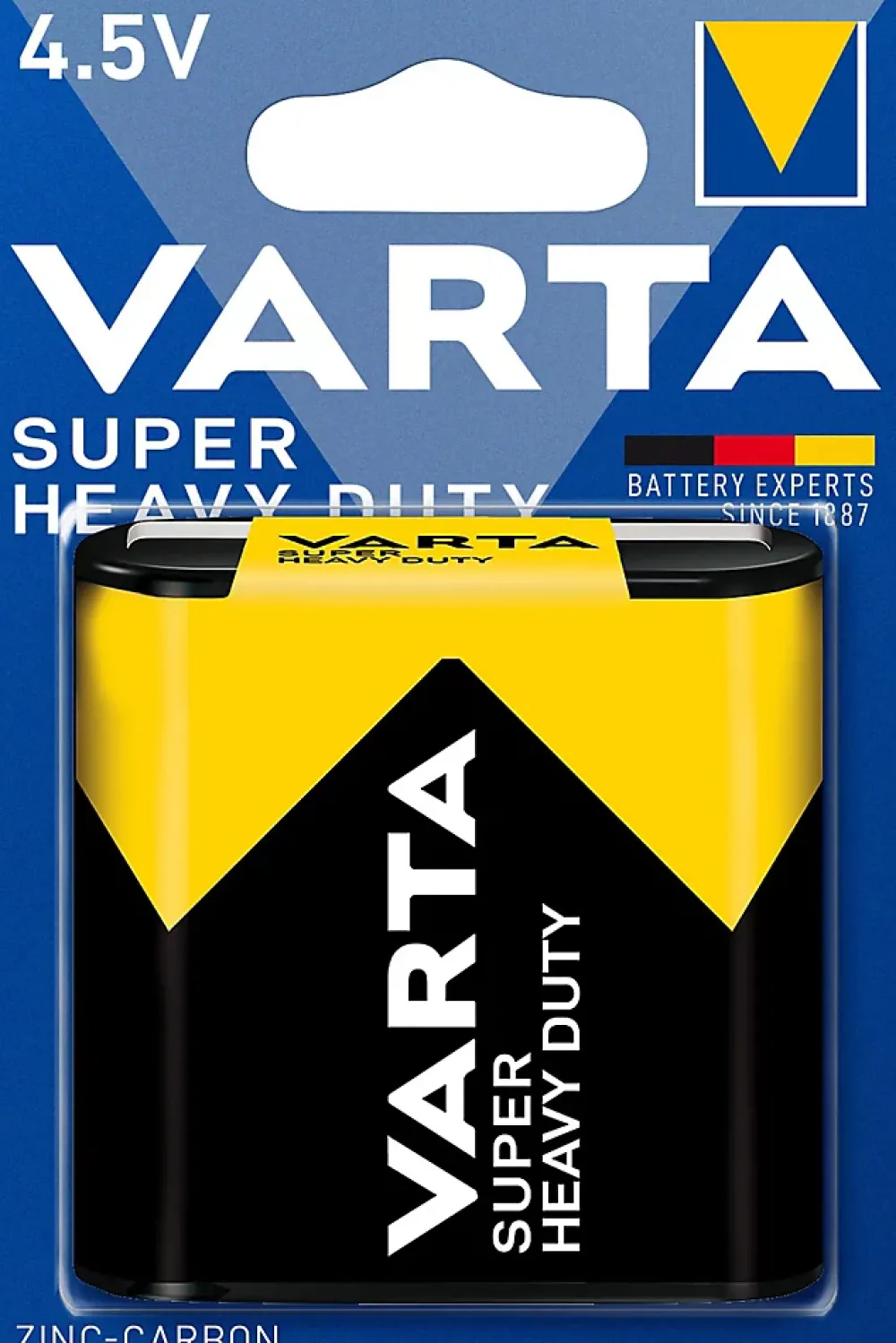 Varta Pile Saline-Pile saline 3R12P 4.5V - 2Ah non rechargeable Superlife, lot de 1