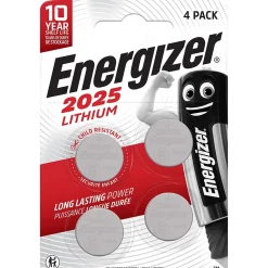 Energizer 4 Piles bouton au lithium 2025 3V