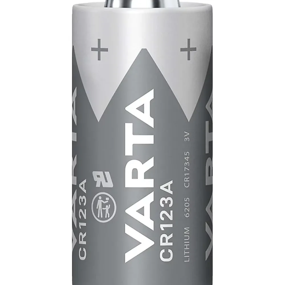 Varta Piles lihium 3V CR123A (Lot de 2)