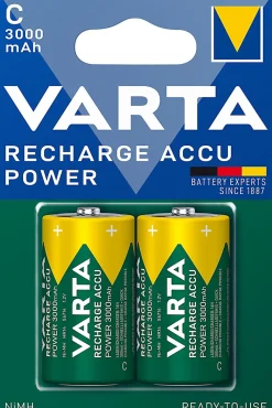 Varta 2 Piles rechargeables Ni-MH C (HR14)