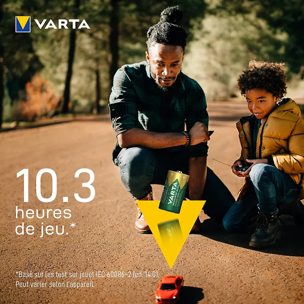 Varta 2 Piles rechargeables Ni-MH C (HR14)