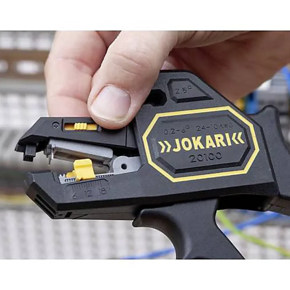 4M Pince à dénuder Jokari Secura T20100 0.2 à 6 mm² AWG 10 à 24 6 à 18 mm