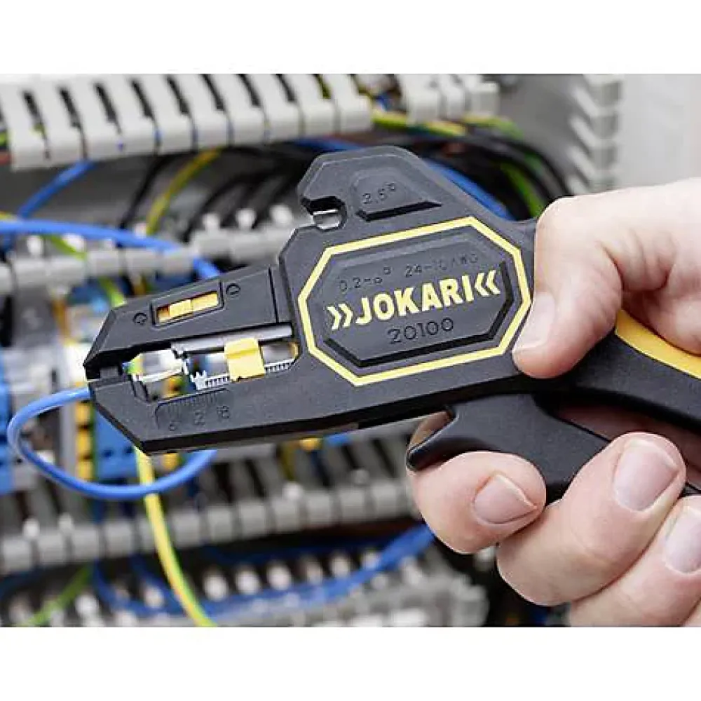 4M Pince à dénuder Jokari Secura T20100 0.2 à 6 mm² AWG 10 à 24 6 à 18 mm