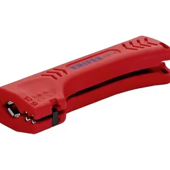 D44 Pince À Dénuder-Pince à dénuder universelle 446, 130 mm, pour câbles ronds et environnements humides : butée réglable, ambidextre et anti-chute.