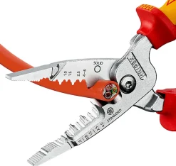 D44 Pince À Dénuder-Pince électrique 5 en 1 métrique KINPEX 13 76 200 ME, dénudage coupe torsion