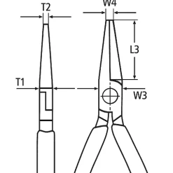 D44 Pince à monter profils transversaux Knipex 280 mm - modèle 28 71 280